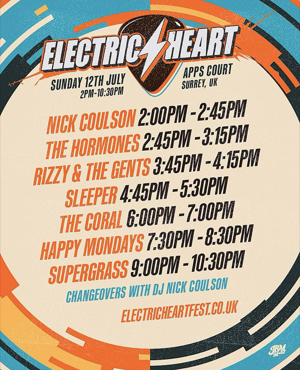 Electric Heart lineup